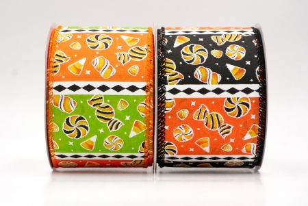 Хелловінська змішана цукерка та діамантова смуга дротяна стрічка_KF9919